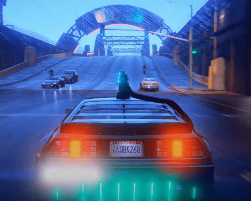 GTA V - samochód w zmienionej wersji z ray-tracingiem