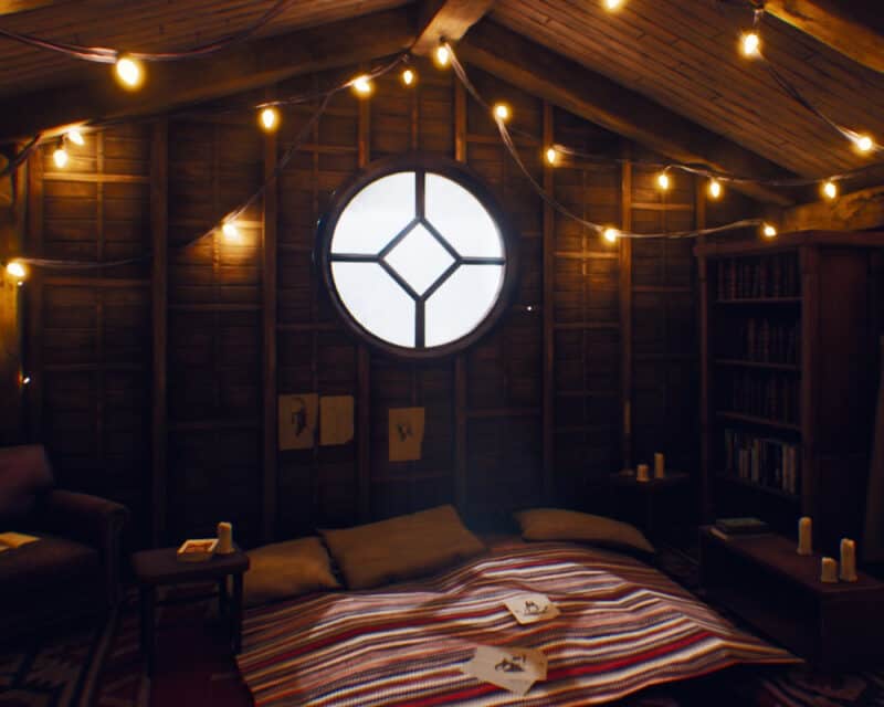 Strych z gry Samobójstwo Rachel Foster.