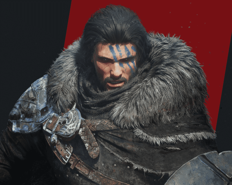 Główny bohater gry,mężczyzna z tarczą