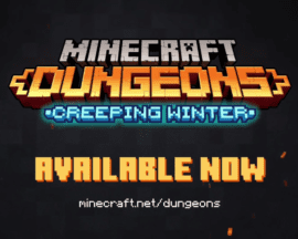 Świąteczny klimat w zwiastunie Minecraft Dungeons