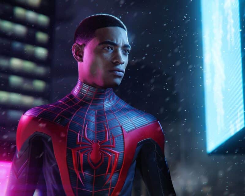 Miles Morales w stroju Spider-Mana
