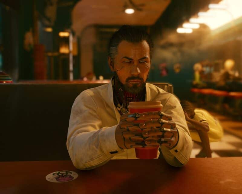 Cyberpunk 2077 Takemura postać z gry