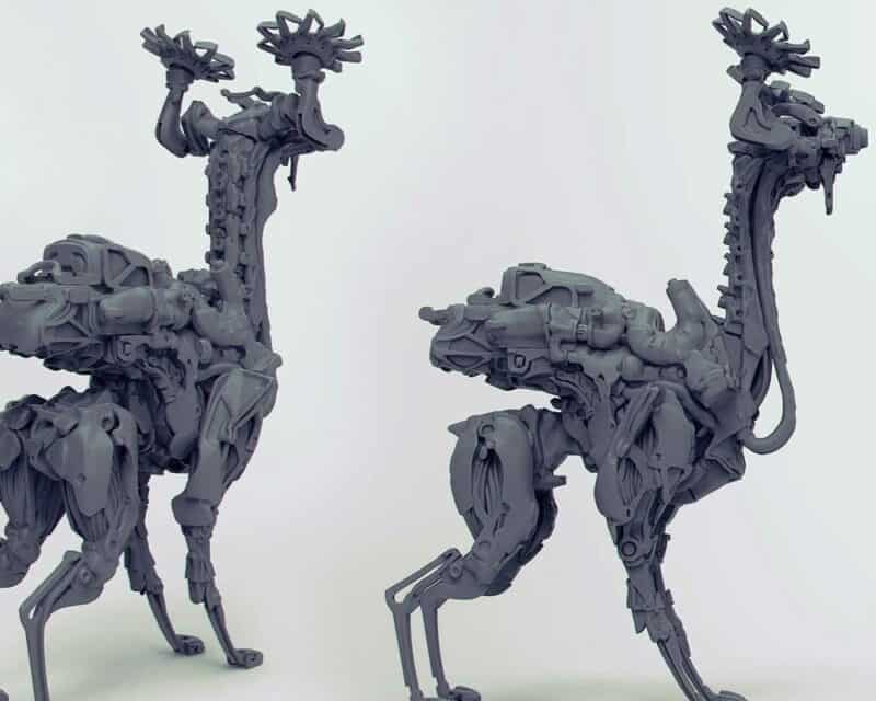 Mike Nash główny producent Horizon Zero Dawn modele