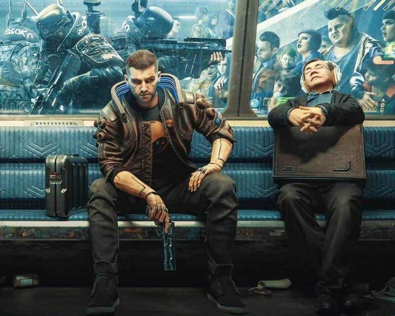 Kadr z gry video Cyberpunk 2077