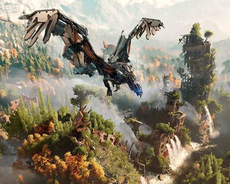 Horizon Zero Dawn mechaniczny ptak