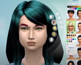 Sims 4 – Mod na suwaki kolorów pozwala zmieniać wygląd włosów i ubrań