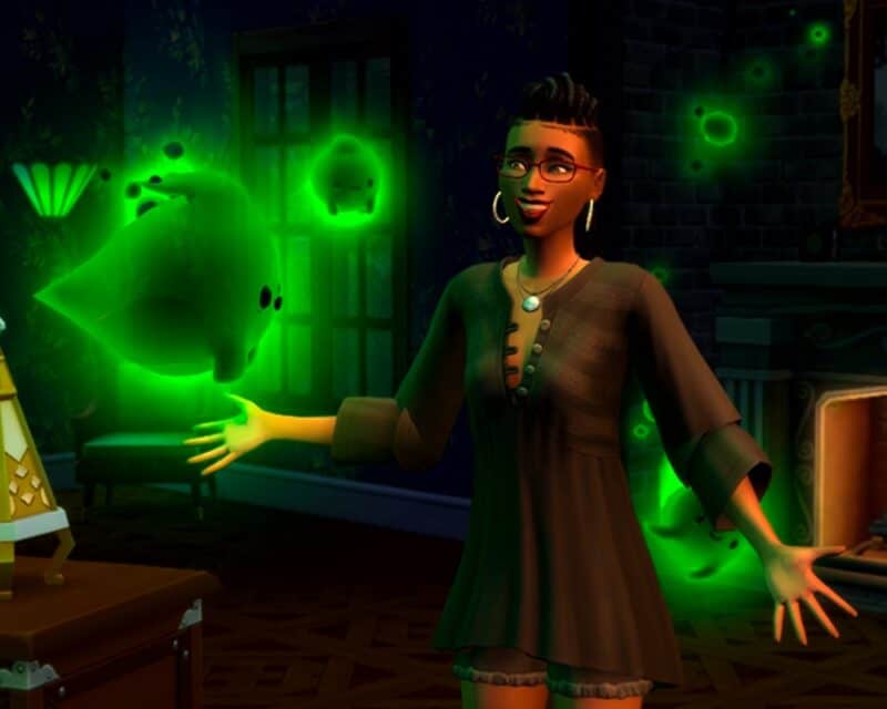 The sims 4 paranormale aktywności duchy pakiet rozrywki