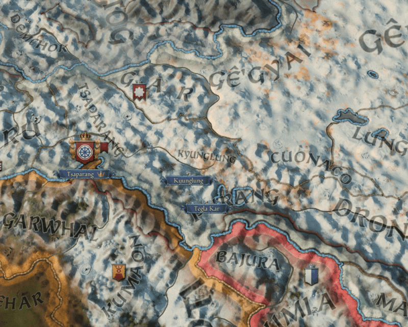 Kadr z gry Crusader Kings III.