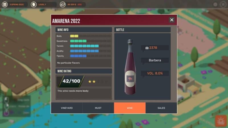 Wino w Hundred Days.