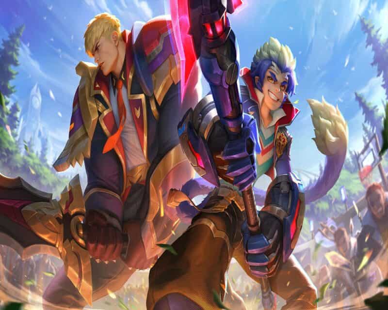 Garen oraz wukong skórki Akademii Bojowej