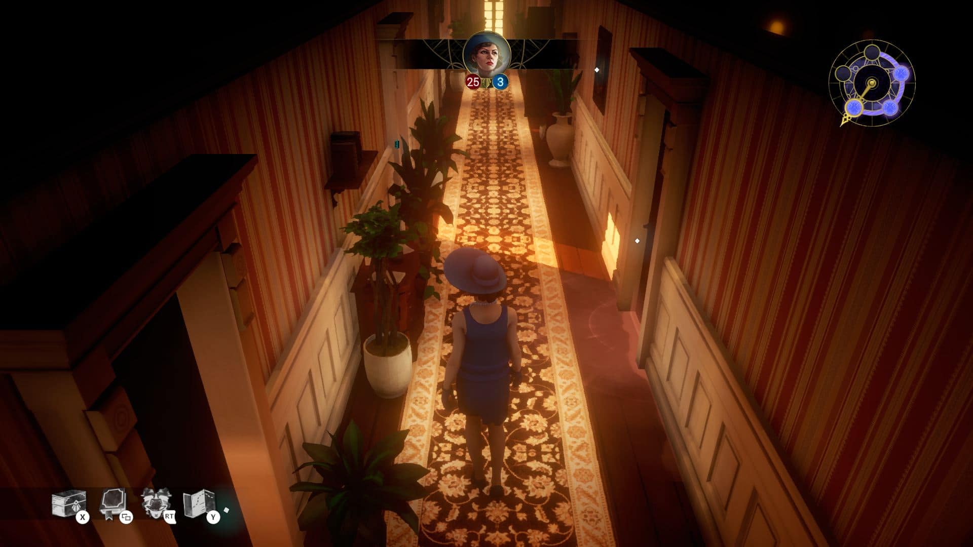 Arkham Horror korytarz