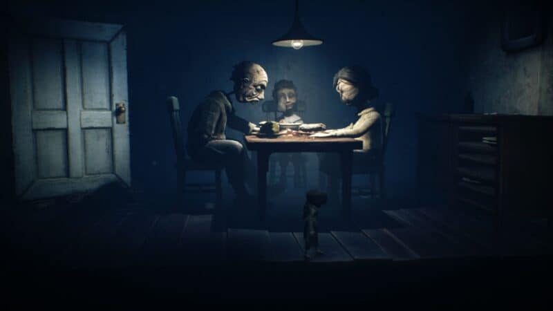 Little Nightmares 2, postaci przy stole