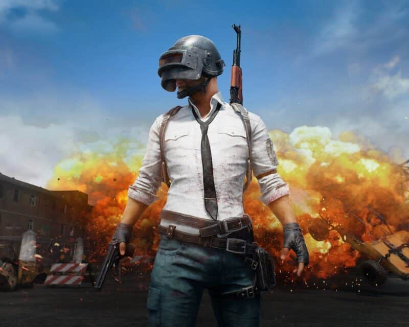 PUBG Lite serwery wyłączone mężczyzna wybuch broń