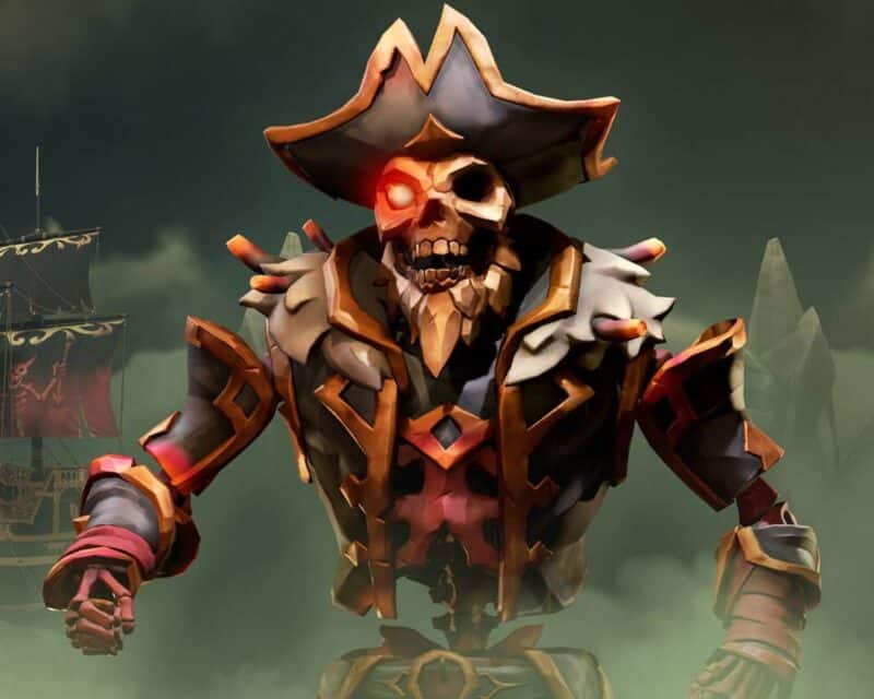 Grafika z gry Sea of Thieves pirat