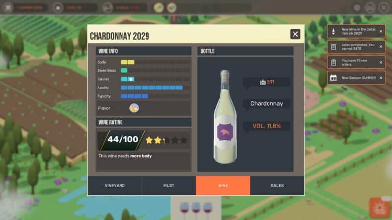 Bardzo nieudane wino.