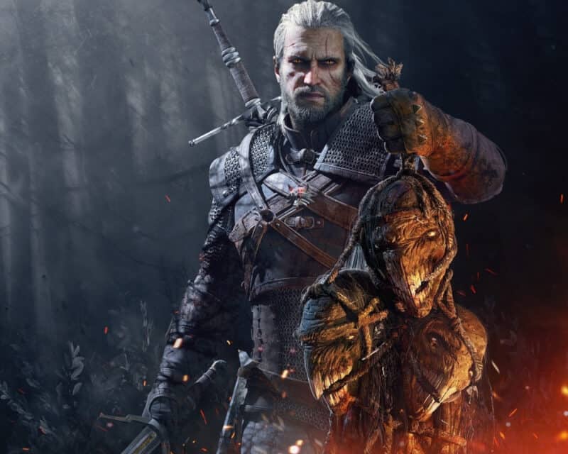 Wiedźmin gadżety z gry głowa potwora