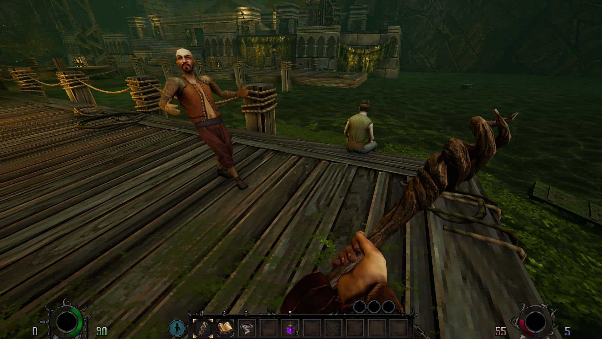 Graven; tragarz niesie niewidzialną skrzynię