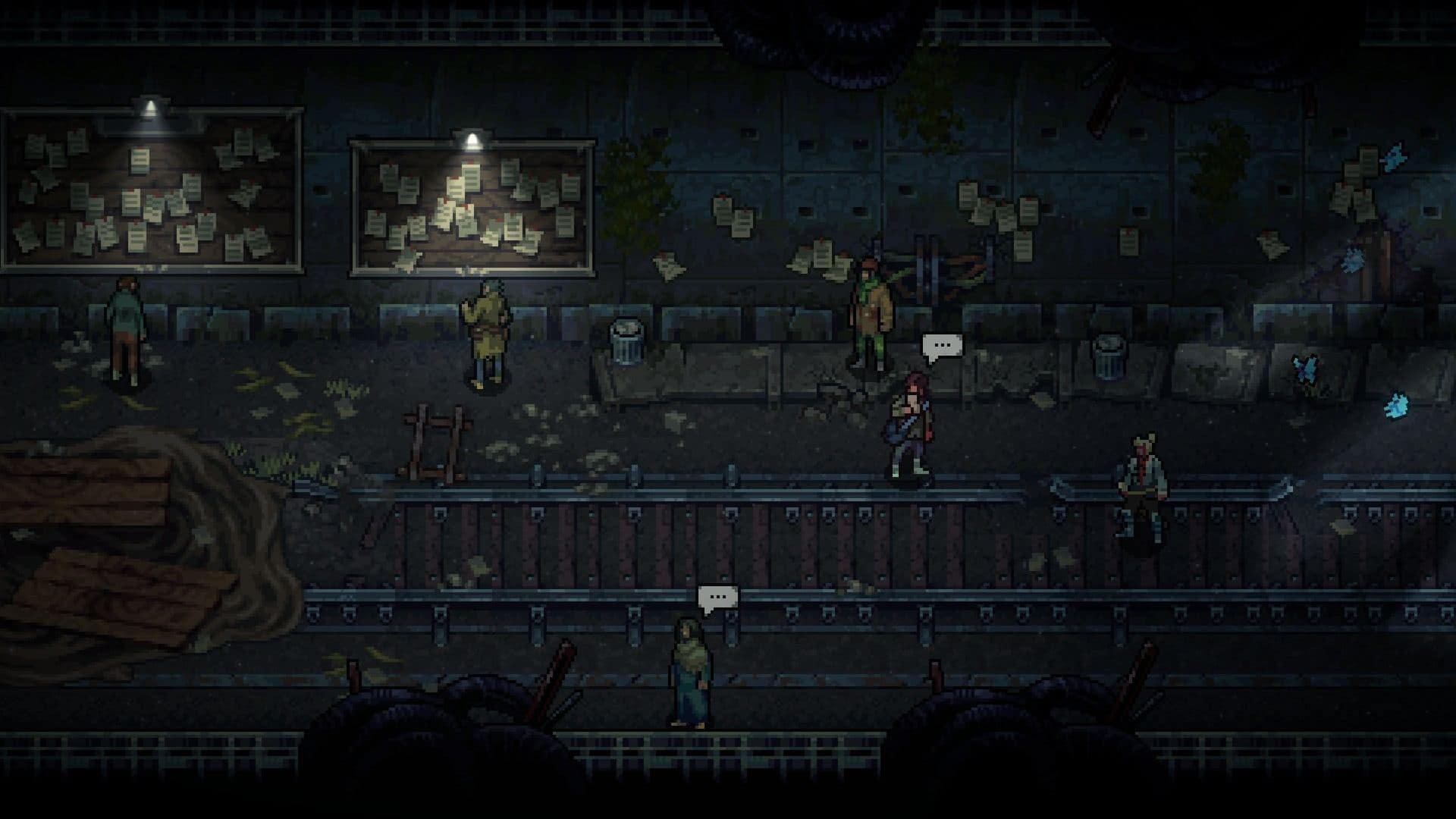 There Is No Light recenzja demo wejście do kanałów, początek gry, bohater wchodzi do lokacji