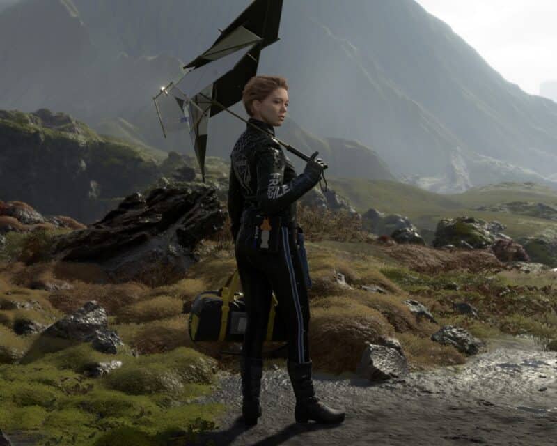 Postać z gry Death Stranding