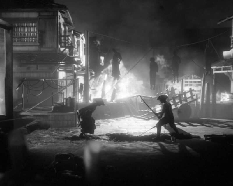 zwiastun Trek to Yomi Hiroki walka płonące miasto