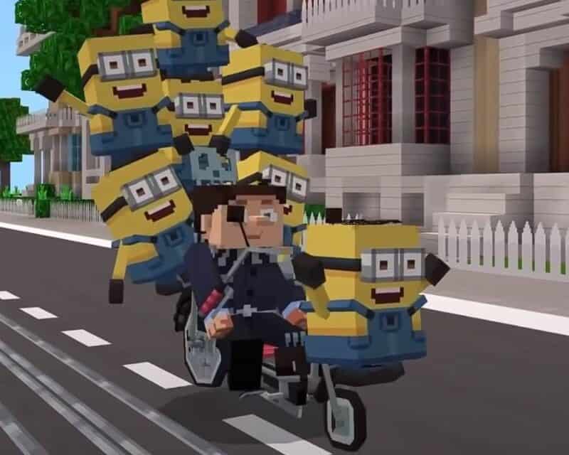 Grafika z dodatku do gry Minecraft Minionki