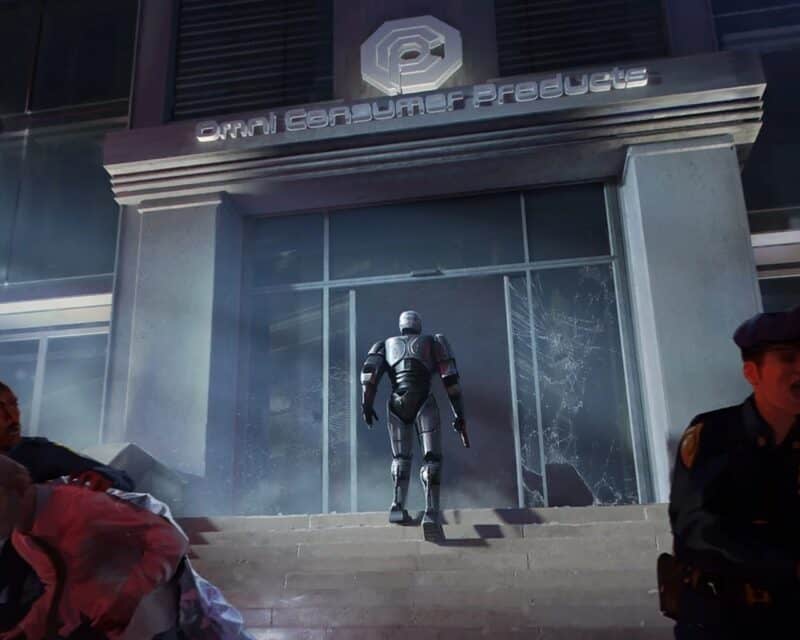 Grafika z gry Robocop: Rogue City