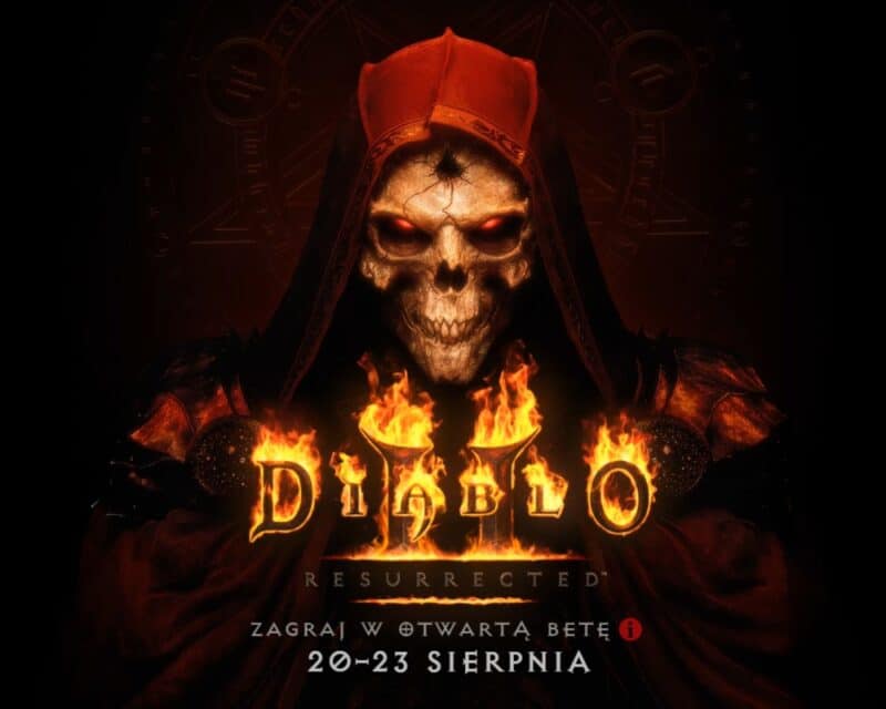Diablo 2 resurrected beta testy za darmo - plakat gry
