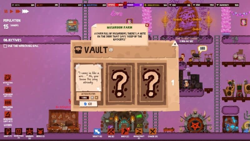 Specjalny budynek od artefaktów w Hell Architect, opowiada o nim szczegółowiej recenzja.