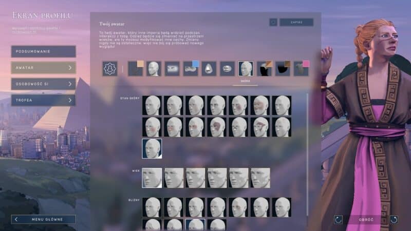 Kreator postaci w Humankind 