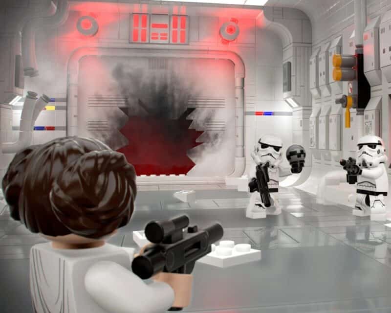 Leia z gry LEGO Gwiezdne Wojny: Saga Skywalkerów