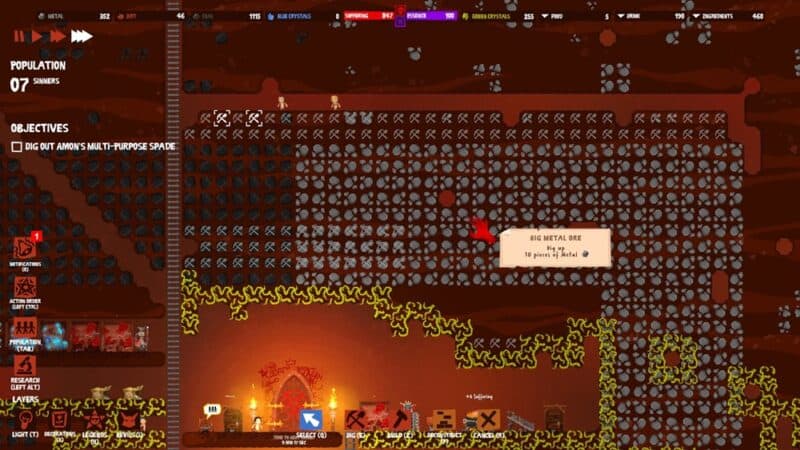 Gubiący się grzesznicy w Hell Architect