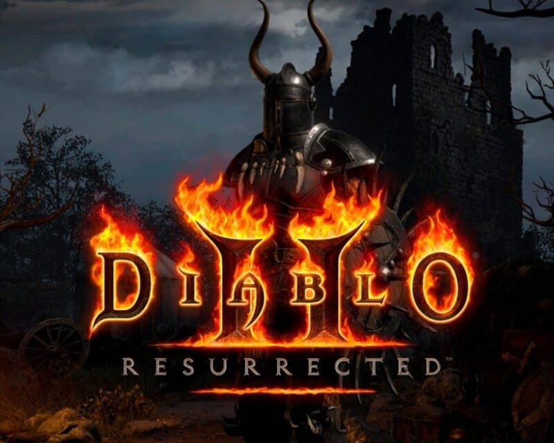 Diablo II Resurrected problemy postać napis