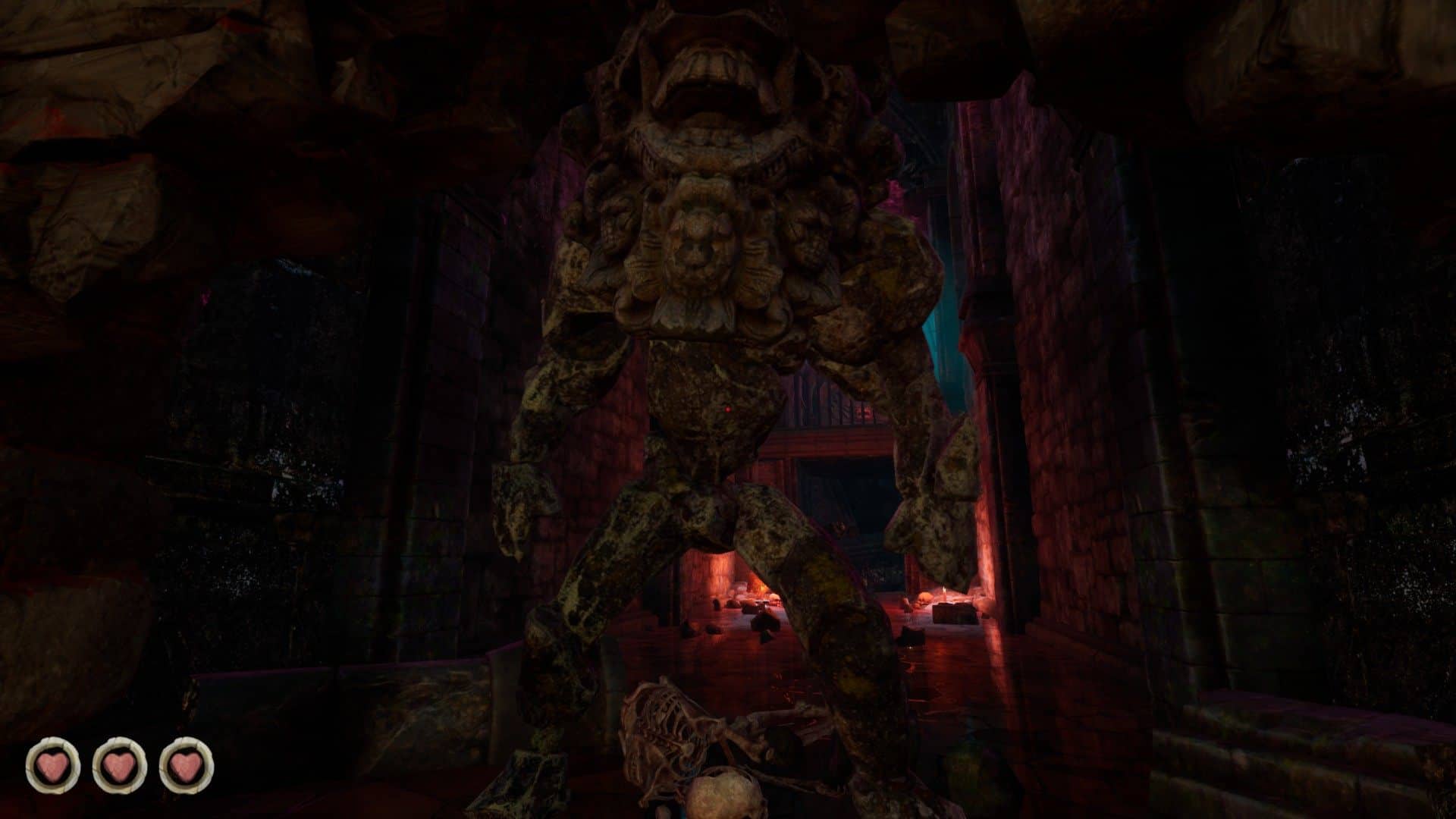 Escape from Naraka, kamienny potwór