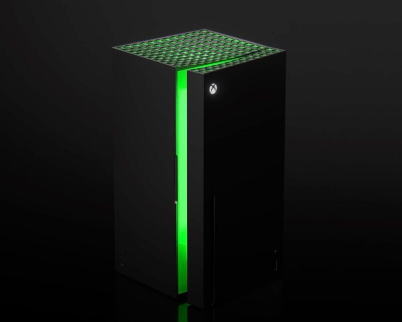 mini-lodówka Xbox Series X lodóka konsola
