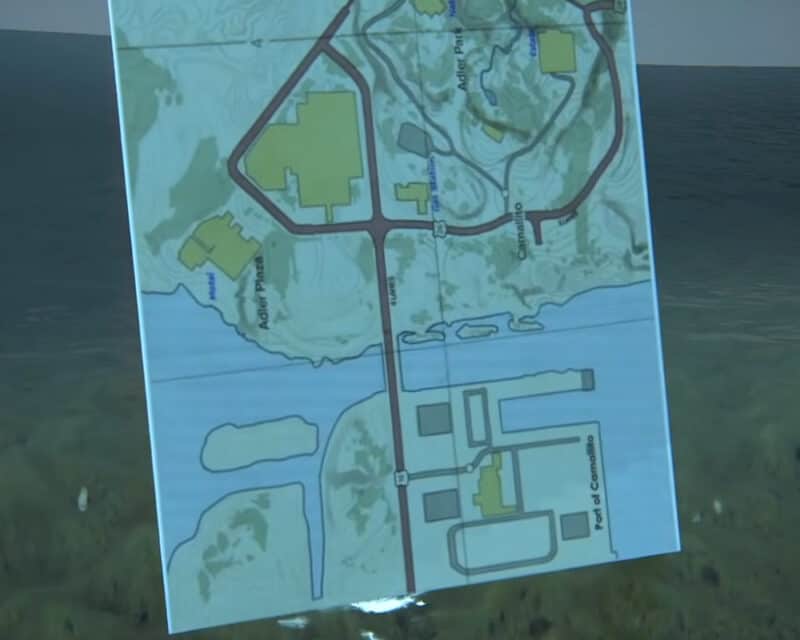 The Last of Us: pojedynki battle royale. Obrazek przedstawia mapę odnalezioną w plikach gry.