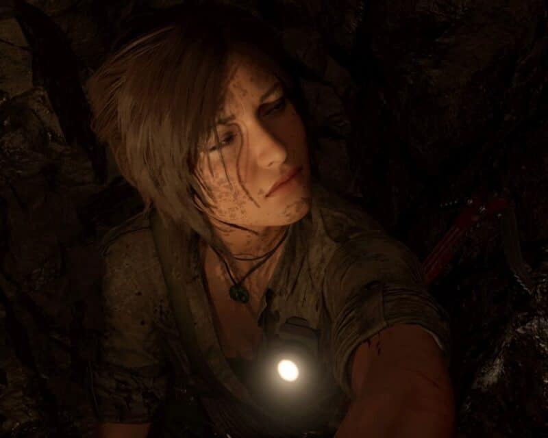 25 urodziny, Tomb Raider, widoczna Lara Croft z części Shadow of The Tomb Raider