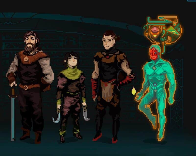 Children of Morta nowy dodatek Ancient Spirits. Obrazek przedstawia kilka osób z rodziny Bergsonów.