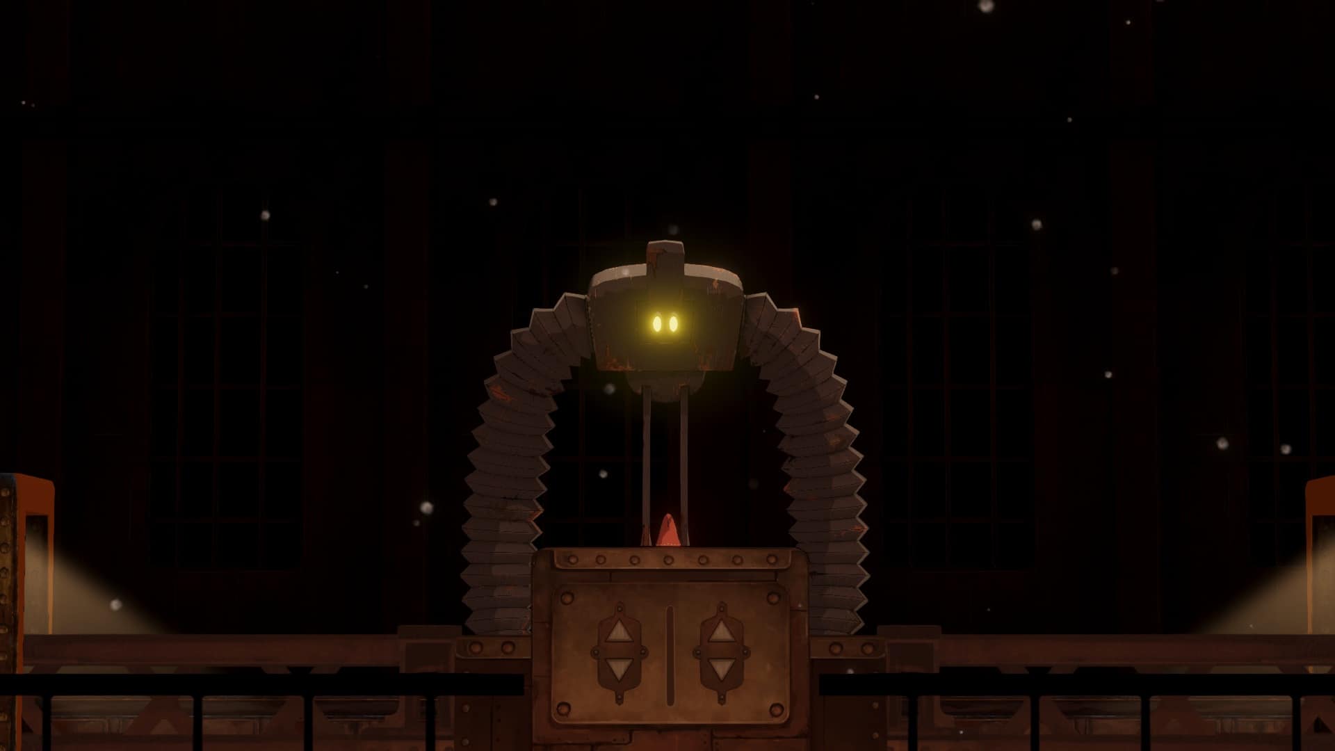 Hoa recenzja gry. bohaterka stojąca przed wielkim robotem