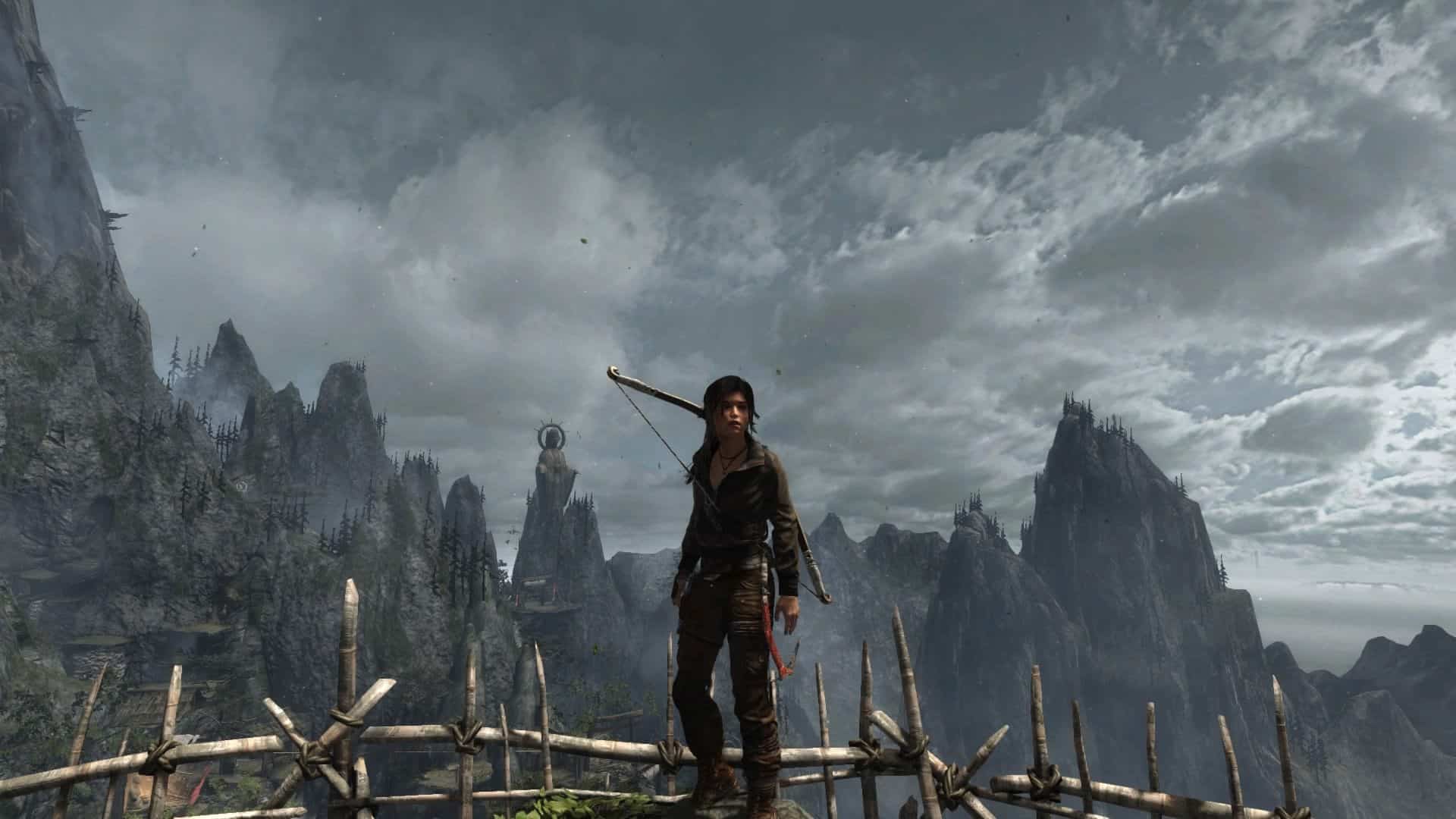Tomb Raider: Definitive Edition, Lara Croft na tle gór 