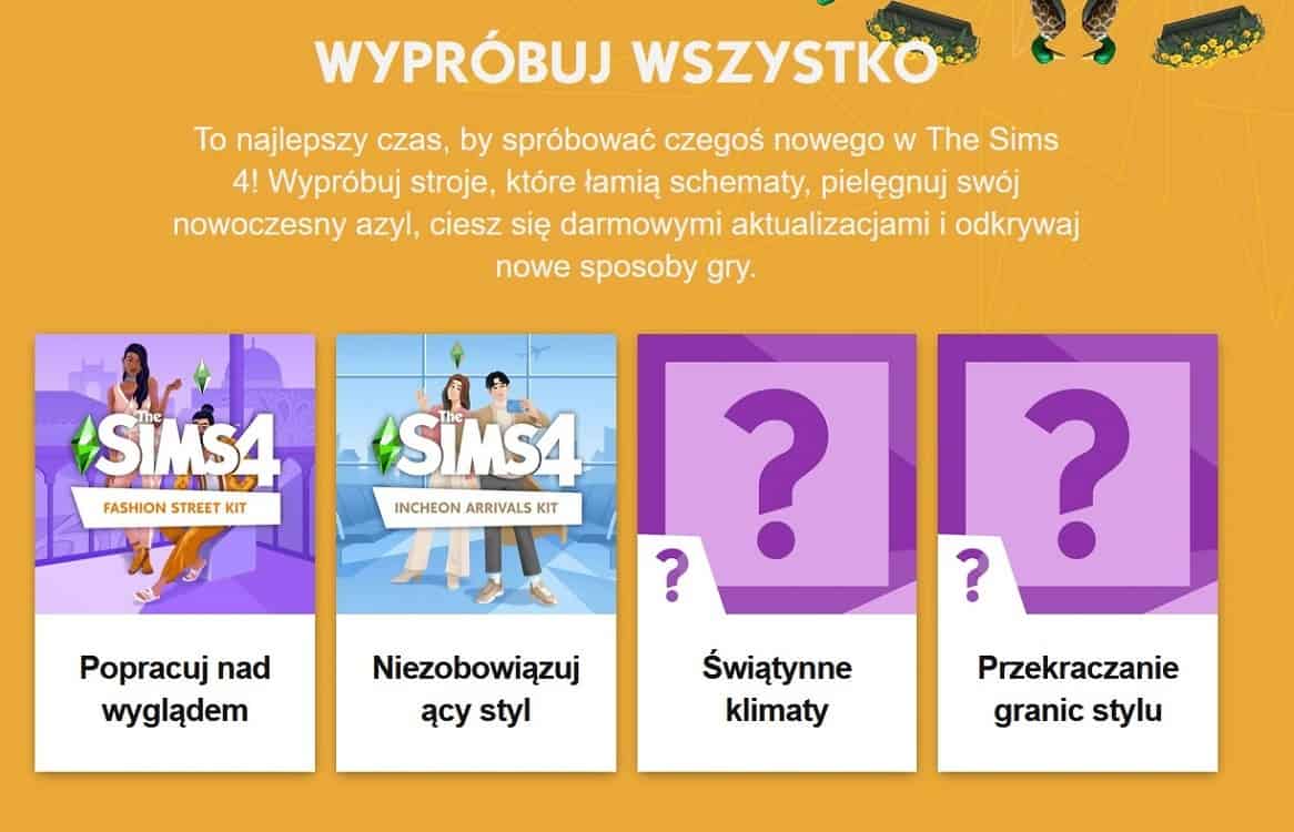 jesień z The Sims 4