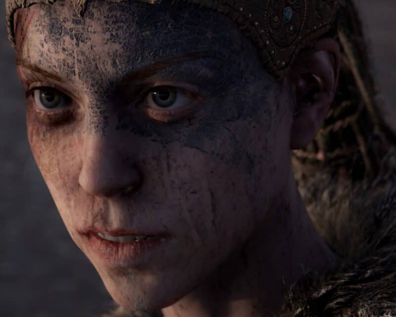 Hellblade Senua's Sacrifice aktualizacja PC Senuna twarz
