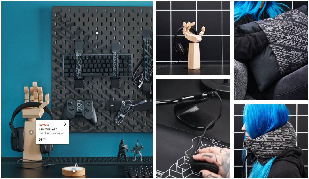 IKEA meble i akcesoria dla graczy