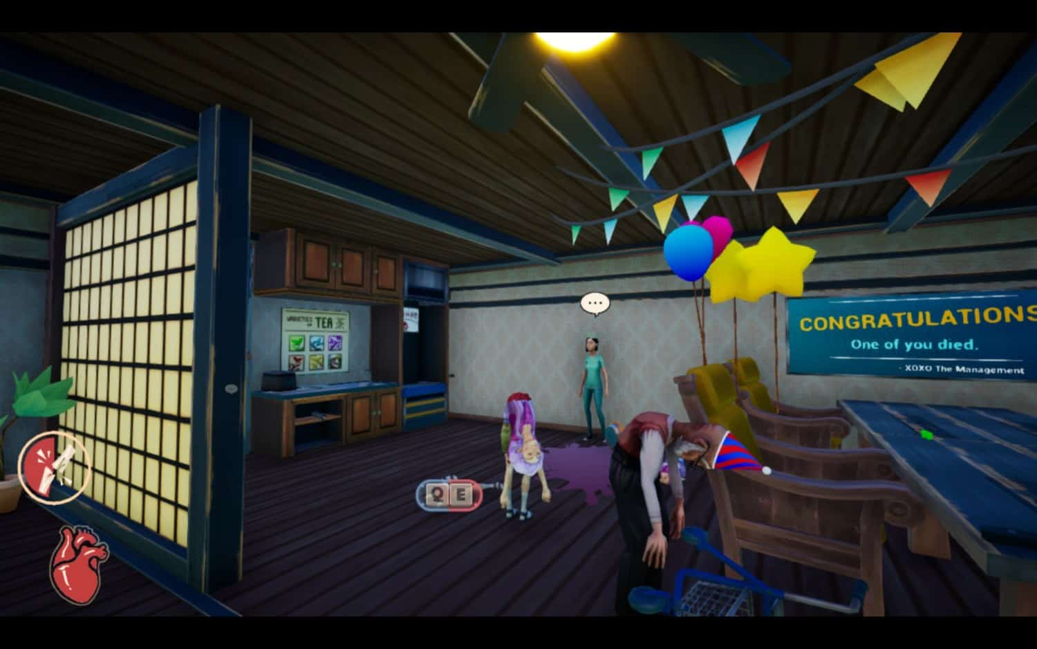 Just Die Already, postać ma przetrącony kręgosłup, screen