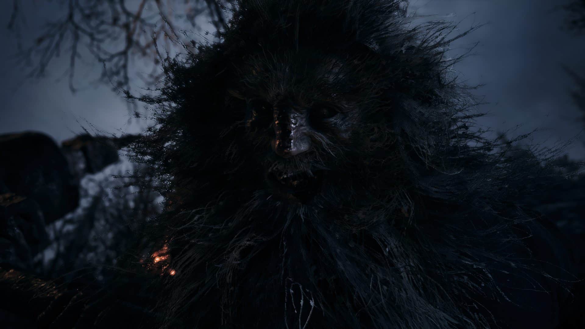 Resident Evil Village, twarz starego wilkołaka