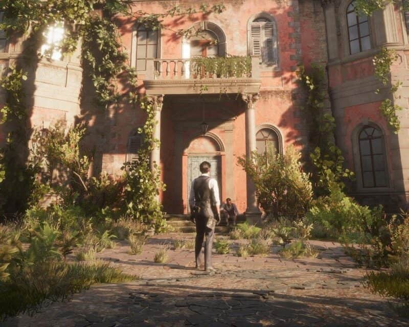 Sherlock Holmes Chapter One – nowy gameplay zwiastun, screen z gry, Sherlock przed domem