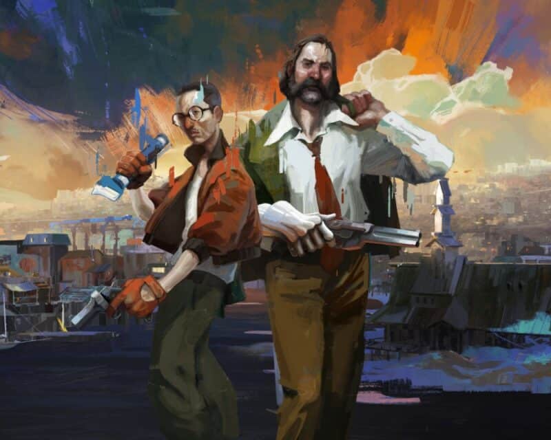 Plakat z Disco Elysium - bohaterowie - polska wersja gry nadchodzi