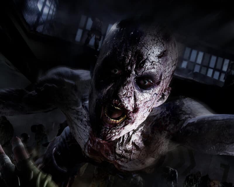 Gra Dying Light 2: Stay Human otrzymała złoty status. Grafika przedstawia rzucającego się w naszym kierunku zombie.