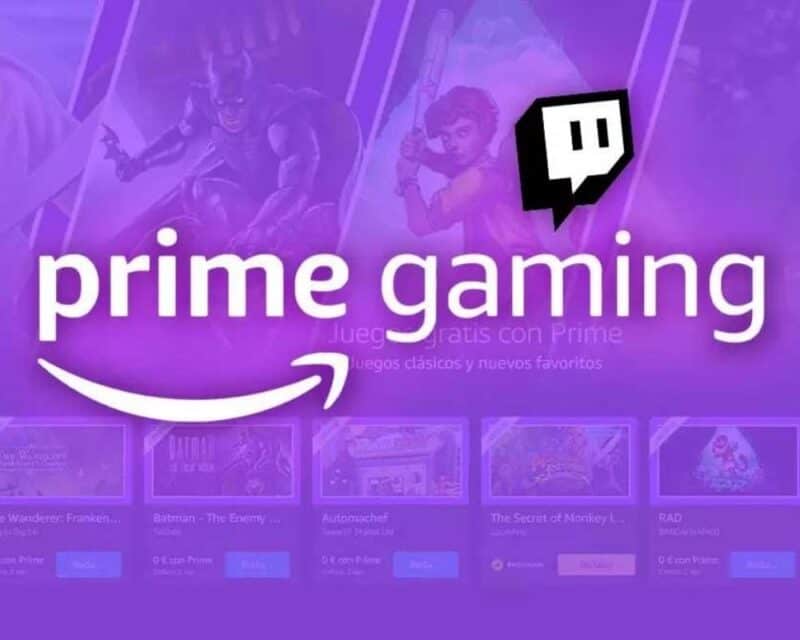 logo Prime Gaming na jasnofioletowym tle