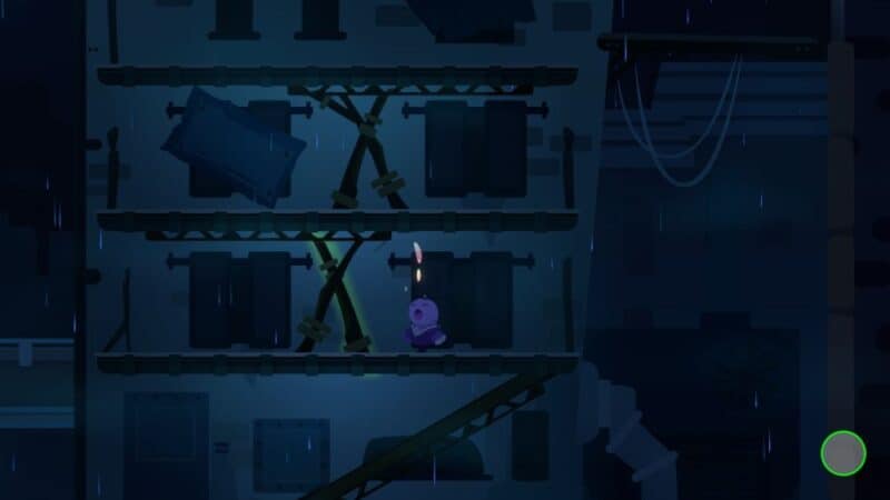 One Hand Clapping, recenzja, screen z bohaterką rozbijającą przeszkodę głosem