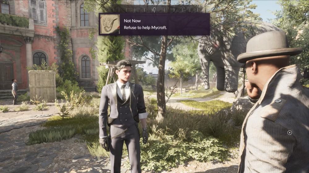 Osiągnięcie odmowa Mycroftowi "Not Now"